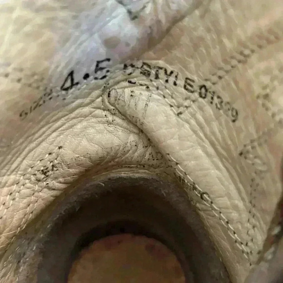 Dan Post ostrich leather  toddler unisex boots sz 4.5 - Picture 8 of 12